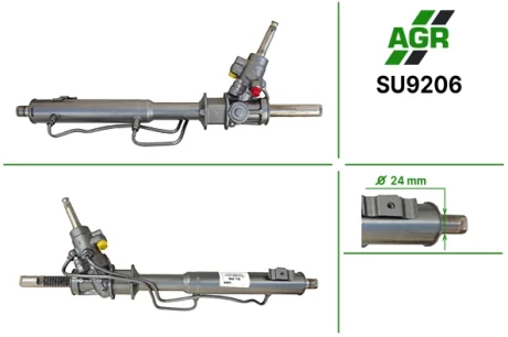 Рульова рейка з ГПК, нова, SUBARU Forester S10 1997-2002,SUBARU Impreza G10 1992-2002,SUBARU Legacy AGR SU9206