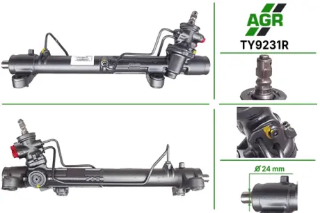 Рульова рейка з ГПК, відновлена, TOYOTA AVENSIS (T25_) 03-08,AVENSIS седан (T25) 03-08 AGR TY9231R