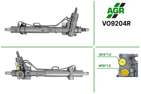 Рульова рейка з ГПК, відновлена, VOLVO 440 1986-1997,VOLVO 480 1986-1996 AGR VO9204R