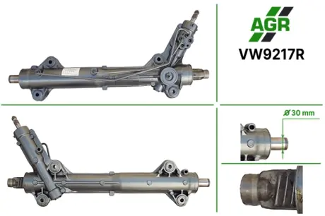 Рульова рейка з ГПК, відновлена, MERCEDES Sprinter 2006-,VW Crafter 2006- AGR VW9217R