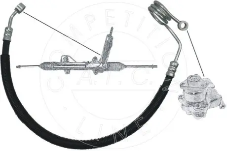 Шланг гідропідсилювача Audi A4/A6/VW Passat 1.9 TDI 95-05 AIC 57670