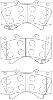 Колодки дискового тормоза AISIN A1N156