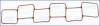 Прокладка впускного колектора CHRYSLER 300C, 300M, LHS, PROWLER, SEBRING DODGE CHALLENGER, CHARGER, INTREPID, JOURNEY 3.2/3.5 04.98-11.12 AJU00986200 AJUSA 00986200 (фото 1)