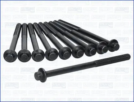 Комплект болтов ГБЦ MAZDA 6 (12-), CX-5 (12-) 2.2d (10шт) AJUSA 81062200