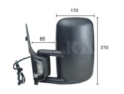 Дзеркало заднього виду ALKAR 9225966