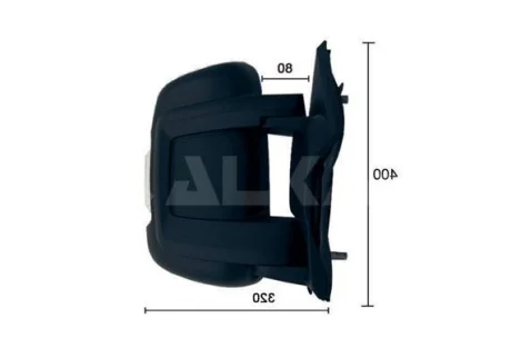 Дзеркало заднього виду Сitroen Jumper/Fiat Ducato/Peugeot Boxer 11- (R) (електро/підігрів/з повор.) ALKAR 9252922