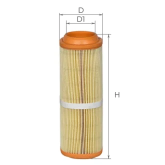 ФИЛЬТР ВОЗДУШНЫЙ MB A-class (W168) 1.7CDI OM668 99-04/Vaneo (W414) 1.6-1.7CDI OM668 01-05 ALPHA FILTER AF0221