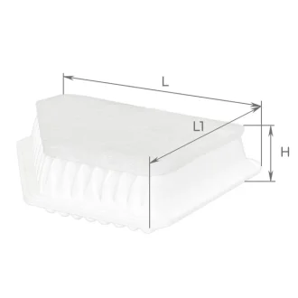 Фільтр повітряний TOYOTA Auris I, II, Avensis III, Corolla X, XI, Verso Альфа ALPHA FILTER AF1008