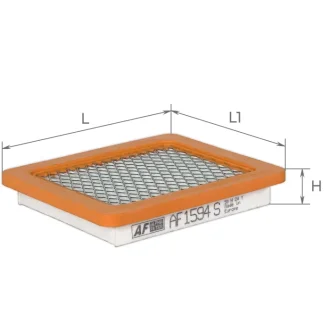 Фильтр воздушный для газонокосилки Honda Gcv160/Gcv190 7021p ALPHA FILTER AF1594s