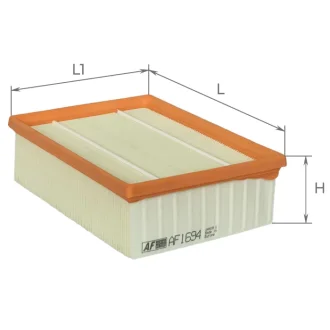 Фильтр воздушный Peugeot 206 2,0L 98-, 307 1,4-2,0L 01- / Citroen C4 2,0L 04-10 Альфа ALPHA FILTER AF1694
