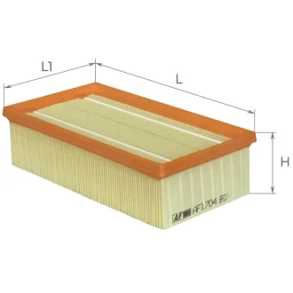 Фильтр воздушный Renault Espace 3,0L 96-02, Laguna 3,0L 93-01, Safrane 2,9L 92-00 Альфа ALPHA FILTER AF1704