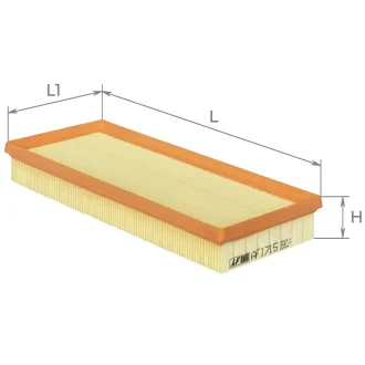 Фильтр воздушный Fiat Punto II 1,2L 99-, Lancia 1,2L 96-03 Альфа ALPHA FILTER AF1715