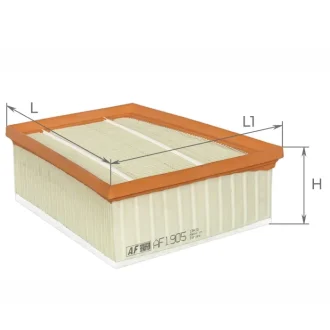 ФИЛЬТР ВОЗДУШНЫЙ Renault Kangoo 1.5Blue dCi 21-/Scenic/Megane 1.5-1.7dCi/1.6TCe/1.8Blue dCi 15- ALPHA FILTER AF1905