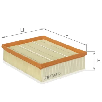 Фильтр воздушный AUDI A1; SEAT Toledo IV; SKODA Rapid Альфа ALPHA FILTER AF1963