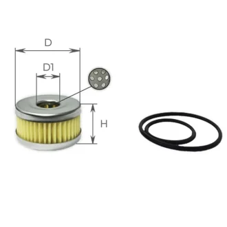 Фильтр ГБО редуктора (с внутрь металл сеткой) (+2 резин прокл.) Tomasetto, Lovato Альфа ALPHA FILTER AF430