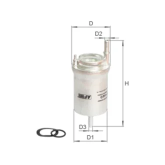 Фільтр паливний ALPHA FILTER AF460