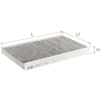 Фільтр салону ALPHA FILTER AF5071a