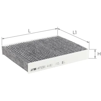 Фильтр салона ALPHA FILTER AF5081a