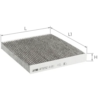 ФИЛЬТР САЛОНА УГОЛЬНЫЙ AF5092A ALPHA FILTER AF5092a