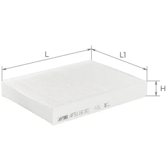 Фільтр салону ALPHA FILTER AF5116