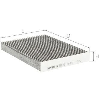 Фильтр салона ALPHA FILTER AF5121a