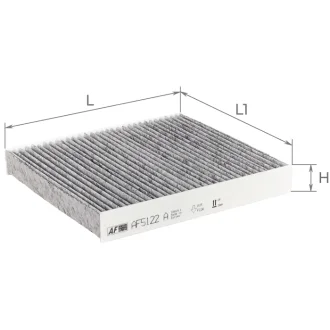 Фильтр салона ALPHA FILTER AF5122a