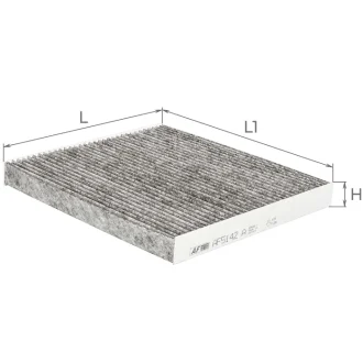 ФИЛЬТР САЛОНА (УГОЛЬНЫЙ) AF5142A ALPHA FILTER AF5142a