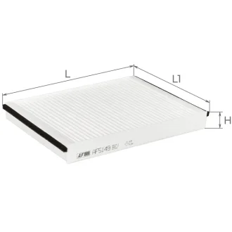 Фильтр салона ALPHA FILTER AF5149