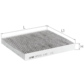 Фільтр салону ALPHA FILTER AF5151a