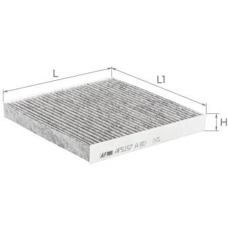 Фильтр салона ALPHA FILTER AF5157a