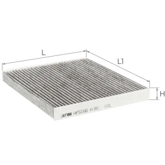 Фільтр салону ALPHA FILTER AF5166a