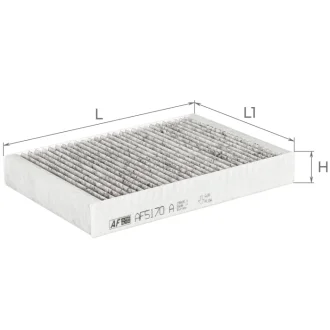 Фільтр салону ALPHA FILTER AF5170a