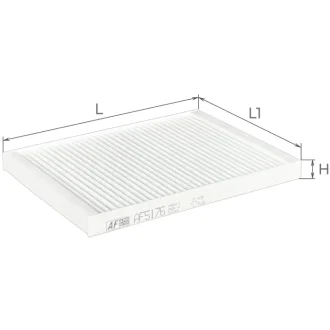 Фильтр салона ALPHA FILTER AF5176