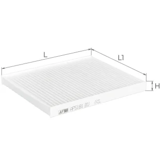 Фильтр салона ALPHA FILTER AF5181