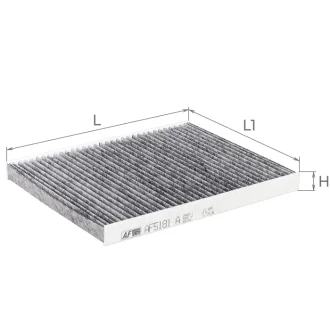 Фильтр салона ALPHA FILTER AF5181a