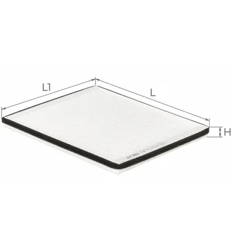 Фильтр салона Opel Agila 1,0-1,2L/1,3D 03-08 / Subaru Justy 1,3D/1,3-1,5L 03- / Suzuki Ignis 1,3-1,5L 03-, Wagon R+ 1,0-1,3L 03- ALPHA FILTER AF5182