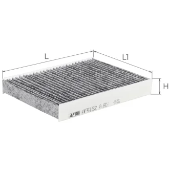 Фільтр салону ALPHA FILTER AF5192a