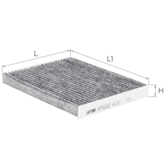 Фільтр салону ALPHA FILTER AF5202a