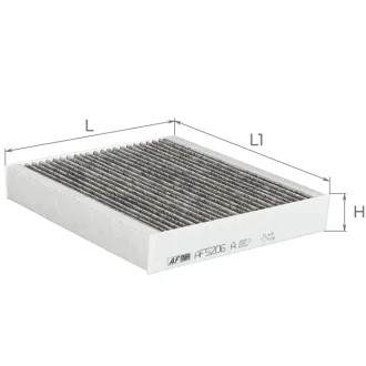 ФИЛЬТР САЛОНА УГОЛЬНЫЙ AF5206A ALPHA FILTER AF5206a