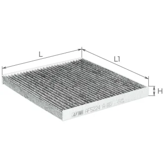 Фільтр салону ALPHA FILTER AF5224a