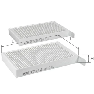 Фільтр салону к-т 2 шт ALPHA FILTER AF5238-2