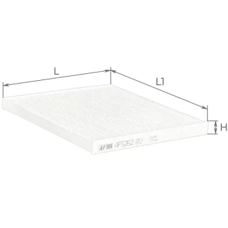 Фільтр салону ALPHA FILTER AF5262