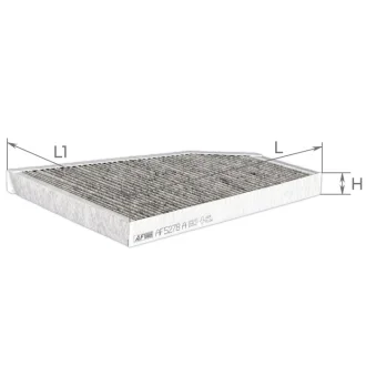 Фільтр салону Tesla Model X 13- (вугільний) ALPHA FILTER AF5278a