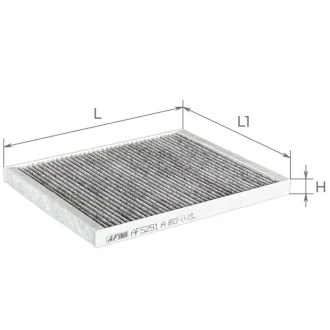Фільтр салону ALPHA FILTER AF5291a