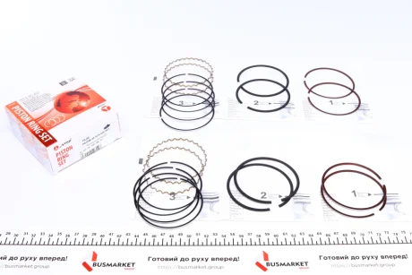 Кільця поршневі Daewoo Nexia 1.6 16V 86-05 (79.00mm/STD) (1.2x1.5x3,0) (к-кт 4 циліндри))) AMP PR-DAE-49-3538-000-SET