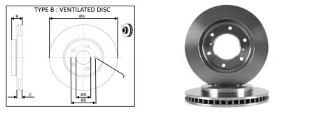 Диск гальмівний APPLUS APLUS 61412AP