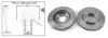 Диск тормозной передний (кратно 2) Chevrolet Captiva (C100) (07/06-02/11) APLUS 61491AP (фото 1)
