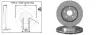 Диск тормозной передний (кратно 2) Suzuki Grand Vitara II (JT, TE, TD) (04/05-02 APLUS 61512AP (фото 1)