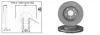 Диск тормозной передний (кратно 2) JEEP GRAND CHEROKEE IV (WK, WK2) (10-) APLUS 61718AP (фото 1)