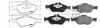 Тормозные колодки передние Ford Fiesta, Fusion, KA, Puma /Mazda 2 (95-13) APPLUS APLUS 71148BAAP (фото 1)